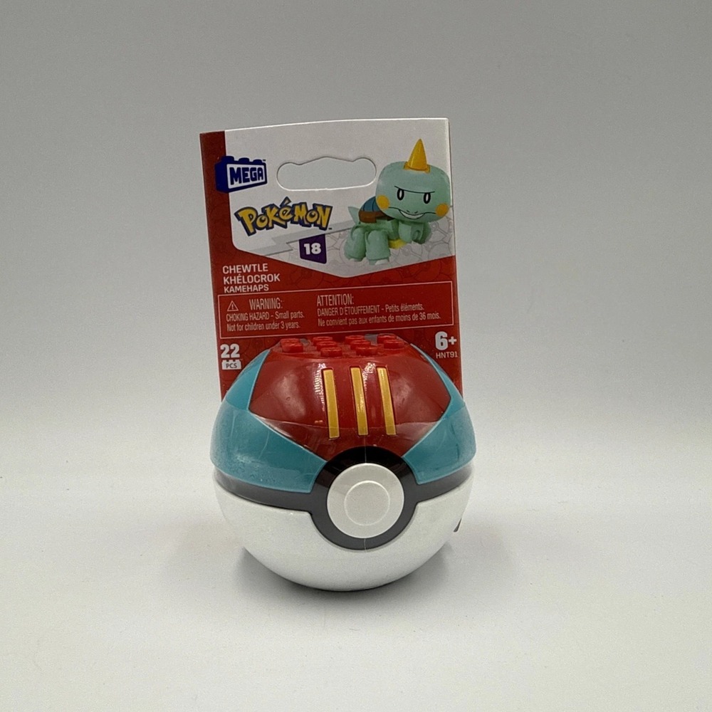 Mega Construx Pokemon Chewtle SERIES 18 SEALED